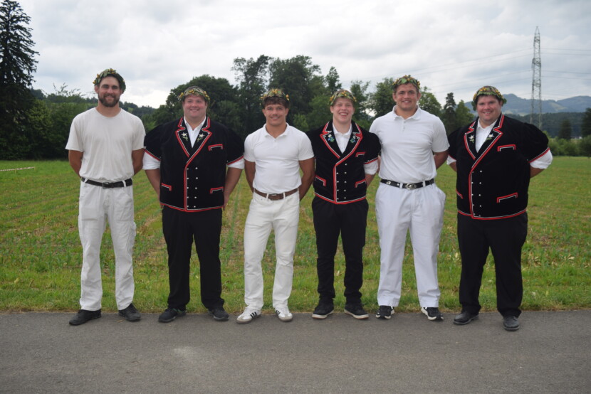Alle Thurgauer Kranzschwinger, Lukas KEller, Mario Schneider, Andrin Habegger, Lorin Rhyner, This Kolb, Domenic Schneider