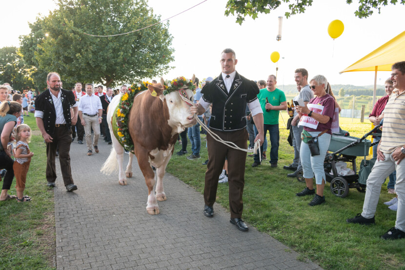 Wigoltingen, 2.9.23, Schwingen - Unspunnen Empfang.