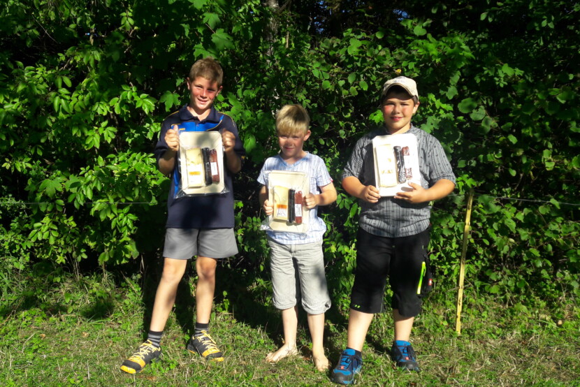 v.l.nr Nico Moser, Lukas Lenherr und Sven Metzger