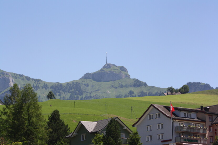 Aussicht vom Festplatz in Schwende 2016 