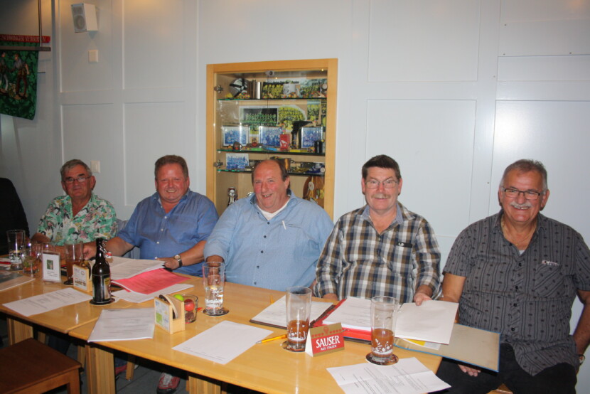 Urs Schumacher, René Christinger, Sepp Wild, Ernst Bühler, Hans Vetterli